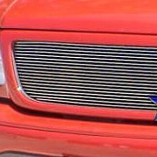 GR06FEG12A Polished Horizontal Billet Grille | 1999-2003 Ford F-150 Main Upper Honeycomb Style/1999-2003 Ford F-150 Harley Davidson Honeycomb Style/1999-2003 Ford F-150 Lightning Honeycomb Style (MAIN UPPER)