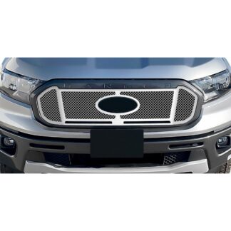Chrome Polished Wire Mesh Grille 2019-2021 Ford Ranger  Main Upper