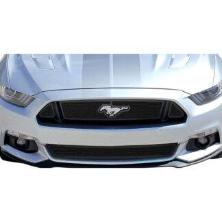 GR06GFD05H Black Powder Coated 1.8 mm Wire Mesh Grille | 2015-2017 Ford Mustang GT V8 (LOWER BUMPER)