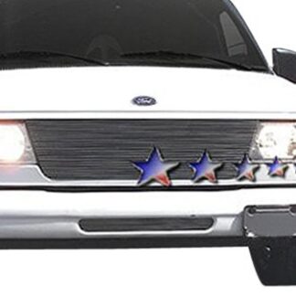 GR06HEC37A Polished Horizontal Billet Grille | 1992-2007 Ford Econoline Van (MAIN UPPER)