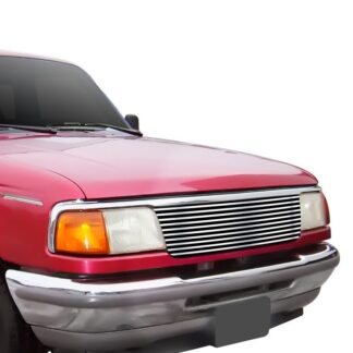 GR06HEJ13S Chrome Polished 8X6 Horizontal Billet Grille | 1993-1997 Ford Ranger Not For 4WD (MAIN UPPER)
