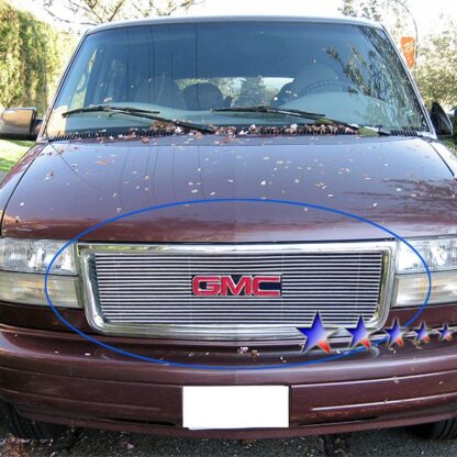 GR07FEG24A Polished Horizontal Billet Grille | 1995-2005 GMC Safari Van (MAIN UPPER)