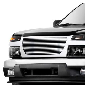 GR07HED74S Chrome Polished 8X6 Horizontal Billet Grille | 2004-2012 GMC Canyon (MAIN UPPER)