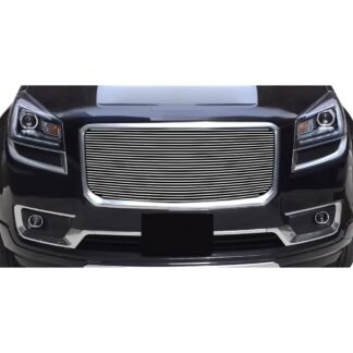 GR07HEI74A Polished Horizontal Billet Grille | 2013-2016 GMC Acadia With Logo Cover (MAIN UPPER)