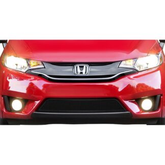 GR08GFD27H Black Powder Coated 1.8 mm Wire Mesh Grille | 2015-2017 Honda Fit (LOWER BUMPER)