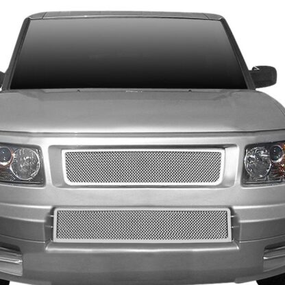 Chrome Polished Wire Mesh Grille 2007-2008 Honda Element SC Lower Bumper Not For EX/LX