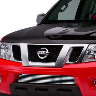 GR14FFD13S Chrome Polished 8X6 Horizontal Billet Grille | 2009-2021 Nissan Frontier Only With Painted/Plastic Bumper (LOWER BUMPER)