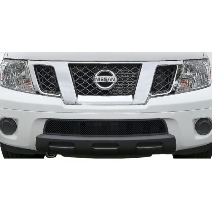 GR14GFD13H Black Powder Coated 1.8 mm Wire Mesh Grille | 2009-2021 Nissan Frontier Only With Painted/Plastic Bumper (LOWER BUMPER)