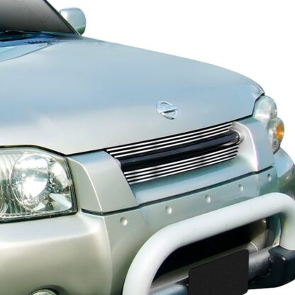 GR14HED19S Chrome Polished Horizontal Billet Grille | 2001-2004 Nissan Frontier (MAIN UPPER)