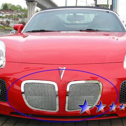 Chrome Polished Wire Mesh Grille 2006-2009 Pontiac Solstice  Main Upper