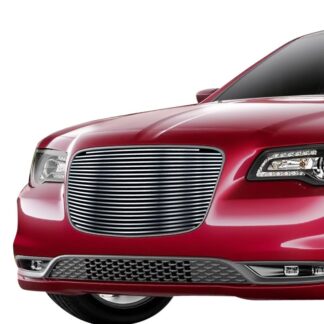 GR18FFC78C Silver Hairline Finish Horizontal Billet Grille | 2015-2021 Chrysler 300C/2015-2021 Chrysler 300S (MAIN UPPER)