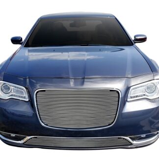 GR18FFC79A Polished Horizontal Billet Grille | 2015-2021 Chrysler 300C/300S Without Adaptive Cruise Control (LOWER BUMPER)