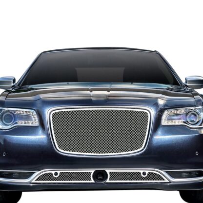 Chrome Polished Wire Mesh Grille 2015-2021 Chrysler 300C/300S  Main Upper
