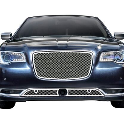 Chrome Polished Wire Mesh Grille 2015-2021 Chrysler 300C/300S  Lower Bumper With Adaptive Cruise Control