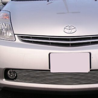 GR20FED49A Polished Horizontal Billet Grille | 2006-2009 Toyota Prius With Fog Light (LOWER BUMPER)