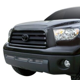 GR20FED59C Silver Hairline Finish Horizontal Billet Grille | 2007-2009 Toyota Tundra (LOWER BUMPER)