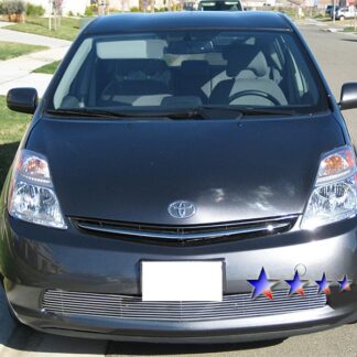 GR20FED71A Polished Horizontal Billet Grille | 2006-2009 Toyota Prius With Fog Light Covered (LOWER BUMPER)