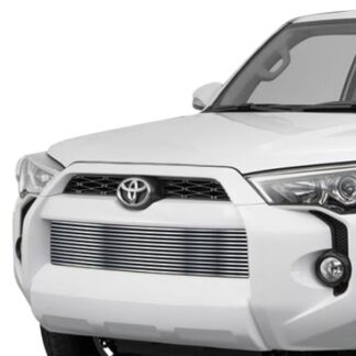 GR20FEI78C Silver Hairline Finish Horizontal Billet Grille | 2014-2022 Toyota 4Runner Not For Limited Edition (LOWER BUMPER)