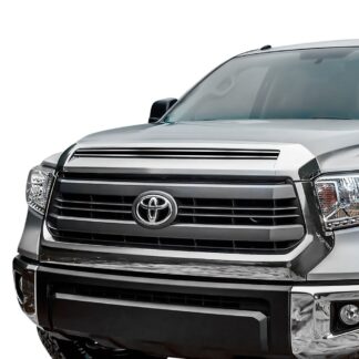 GR20FEI87C Silver Hairline Finish Horizontal Billet Grille | 2014-2020 Toyota Tundra (HOOD SCOOP)