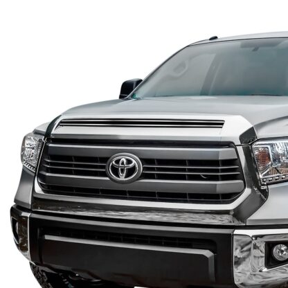 GR20FEI87C Silver Hairline Finish Horizontal Billet Grille | 2014-2020 Toyota Tundra (HOOD SCOOP)