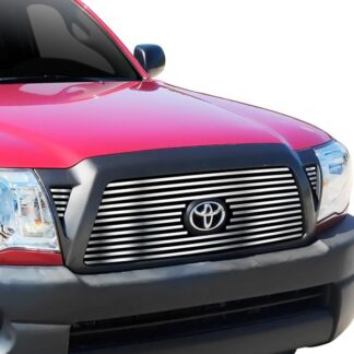 GR20FFD56S Chrome Polished 8X6 Horizontal Billet Grille | 2005-2010 Toyota Tacoma 1 PC Center & 2 PCS For Side Holes (MAIN UPPER)