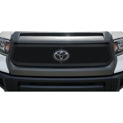 GR20GFJ30H Black Powder Coated 1.8 mm Wire Mesh Grille | 2018-2019 Toyota Tundra with front sensor TSS (MAIN UPPER)
