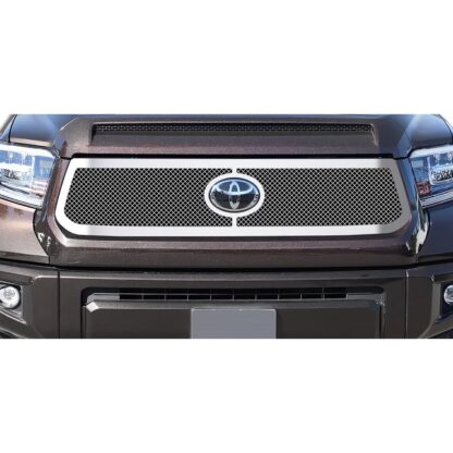 Chrome Polished Wire Mesh Grille 2018-2019 Toyota Tundra  Main Upper