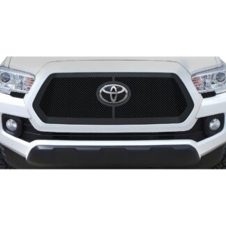 GR20GFJ31H Black Powder Coated 1.8 mm Wire Mesh Grille | 2018-2019 Toyota Tacoma with front sensor TSS (MAIN UPPER)