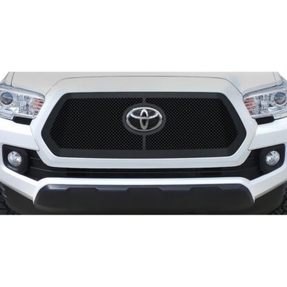 GR20GFJ31H Black Powder Coated 1.8 mm Wire Mesh Grille | 2018-2019 Toyota Tacoma with front sensor TSS (MAIN UPPER)