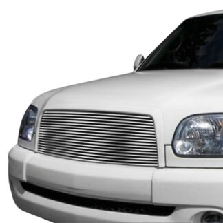 GR20HEC93C Silver Hairline Finish Horizontal Billet Grille | 2003-2006 Toyota Tundra (MAIN UPPER)