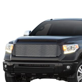 GR20HEI85S Chrome Polished 8X6 Horizontal Billet Grille | 2014-2017 Toyota Tundra Not fit with front sensor behind logo (MAIN UPPER)