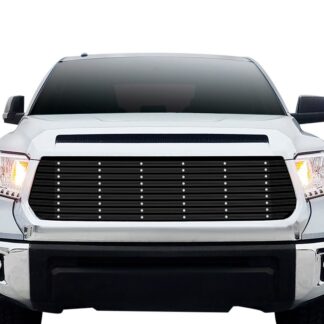 GR20HEI85U Black Powder Coated 20 Mm Horizontal Channel Bille Grille | 2014-2017 Toyota Tundra Not fit with front sensor behind logo (MAIN UPPER)