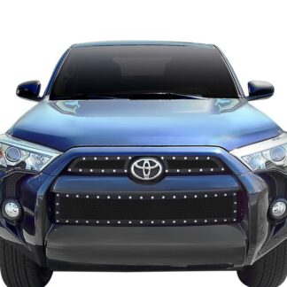 Black Powder Coated 1.8 mm Wire Mesh Rivet Style Grille | Toyota 4Runner Not For Limited Edition (MAIN UPPER)