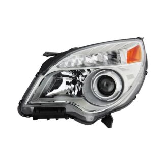 ( Akkon ) Chevy Equinox LTZ Halogen Only 2010-2017 ( Will Not Fit LS LT and HID Models ) Driver Side Headlight – Left – Low Beam-H11(Not Included) ; High Beam-HB3(Not Included) ; Signal-7444NA(Included)