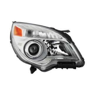 ( Akkon ) Chevy Equinox LTZ Halogen only 2010-2017 ( Will Not Fit LS LT and HID Models ) Passenger Side Headlight - Right - Low Beam-H11(Not Included) ; High Beam-HB3(Not Included) ; Signal-7444NA(Included)
