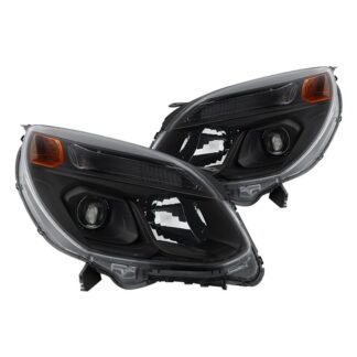Chevy Equinox 2016-2017 OEM Style Headlights - Left and Right - Low Beam-H11(Not Included) ; High Beam-9005(Not Included) ; Signal-7444NA(Not Included) - Black