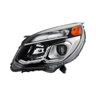 ( OE ) Chevy Equinox 2016-2017 OEM Style Driver Side Headlight -Low Beam-H11(Not Included) ; High Beam-9005(Not Included) ; Signal-7444NA(Not Included) - Left ( Interchange # 84009752 # GM2502424 )