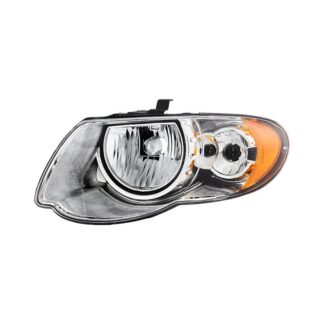 ( OE ) Chrysler Town & Country 05-07 (With Long Wheel Base Models) Driver Side Headlights - Low Beam-H11(Not Included) ; High Beam-H11(Not Included) ; Signal-3157A(Included) - OEM Left