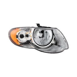 ( OE ) Chrysler Town & Country 05-07 (With Long Wheel Base Models) Passenger Side Headlight – Low Beam-H11(Not Included) ; High Beam-H11(Not Included) ; Signal-3157A(Included) – OEM Right
