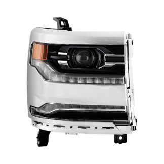 ( POE ) Chevy Silverado 1500 16-18 Full LED Models Only Passenger Side Headlight - OE Right