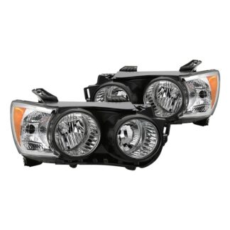 ( POE ) Chevy Sonic 12-15 Halogen Headlight - Low Beam-H11(Not Included) ; High Beam-9005(Not Included) ; Signal-744NA(Included) - OE Black