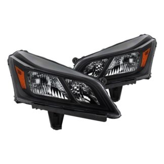 Chevy Traverse 2013-2017 OEM Style Headlights - Left and Right - Low Beam-H11(Not Included) ; High Beam-H7(Not Included) - Black