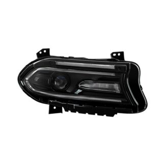 ( POE ) Dodge Charger 15-18 (No Side logo) w/LED DRL Xenon HID Headlight – Low Beam-D3S(Not Included) ; High Beam-D3S(Not Included) (Only Fit Panasonic Ballast) ; Signal-LED – OE Right