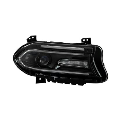 ( POE ) Dodge Charger 15-18 (No Side logo) w/LED DRL Xenon HID Headlight - Low Beam-D3S(Not Included) ; High Beam-D3S(Not Included) (Only Fit Panasonic Ballast) ; Signal-LED - OE Right