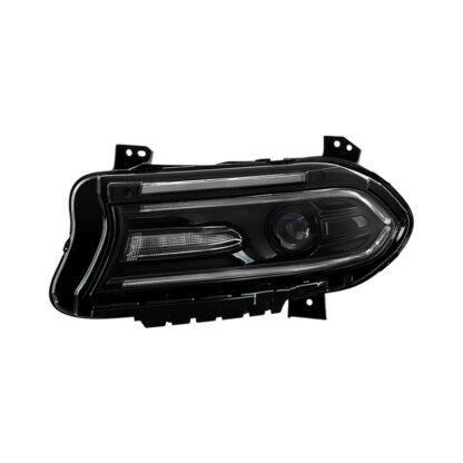 ( POE ) Dodge Charger 15-19 (No Side logo) w/LED DRL Halogen Headlight - Low Beam-HB3(Not Included) ; High Beam-HB3(Not Included) ; Signal-LED - OE Left