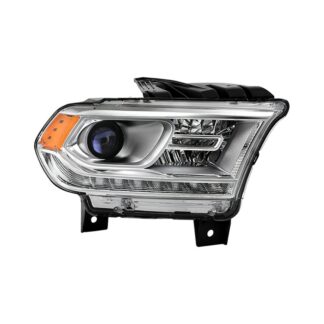 ( OE ) Dodge Durango 2016-2020 Halogen with DRL LED Models Only ( Do Not Fit Xenon HID Models ) OEM Style Passenger Side Headlight - Right - Low Beam-HB3(Not Included) - High Beam-HB3(Not Included) - Signal-3157NA(Not Included) - Chrome