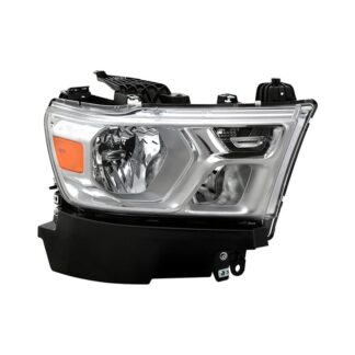 ( POE ) Dodge Ram 1500 19-20 (Fit Trademan / Big Horn) OE Halogen Headlights - Low Beam-H11(Included) ; High Beam-HB3(Included) ; Signal-7444A(Included) - OE - Right