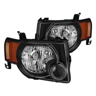 Ford Escape 2008-2012 OEM Style Headlights - Black