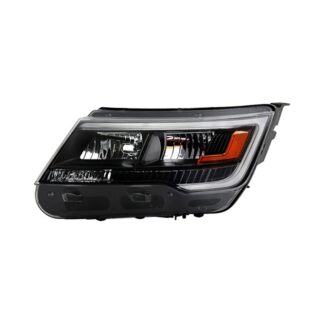 ( POE ) Ford Explorer 16-18 Sport Limited | Platinum | XLT LED DRL LED Headlight - Low Beam-LED ; High Beam-HB3(Included) ; Signal-3757A(Not Included) - OE Black Left ( FO2518131 )