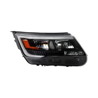 ( POE ) Ford Explorer 16-18 Sport Limited | Platinum | XLT LED DRL LED Headlight - Low Beam-LED ; High Beam-HB3(Included) ; Signal-3757A(Not Included) - OE Black Right ( FO2519131 )